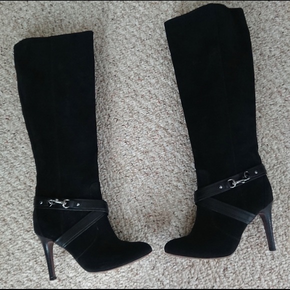 Coach Sz. 6.5 Suede & Leather Boot - Picture 5 of 7